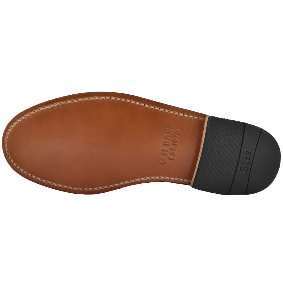 Bass Weejuns Men s Lincoln Tassel Horse Bit Loafer in Wine Leather Size UK 8 END Clothing